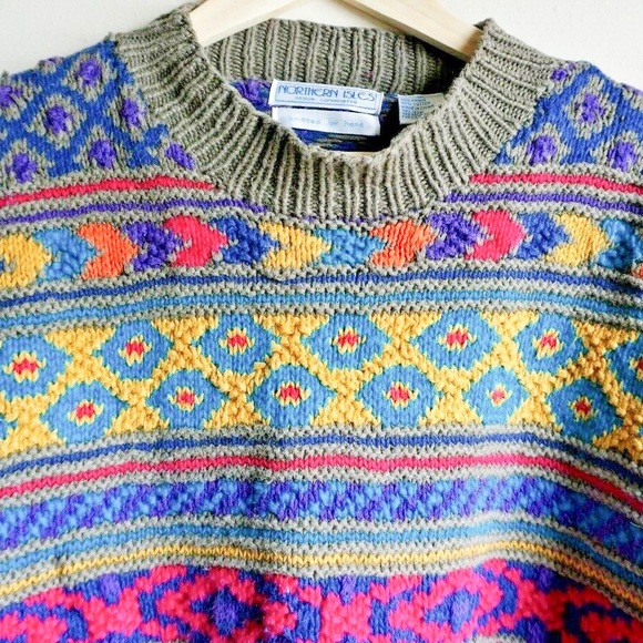 Northern Isles Cable Sweater Women's Size Medium - Picture 3 of 6